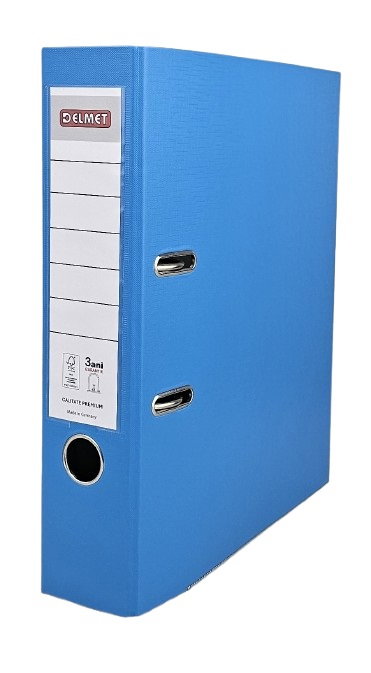 BIBLIORAFT PLASTIFIAT IPB 7.5 CM ALBASTRU DESCHIS 20204806J [1]