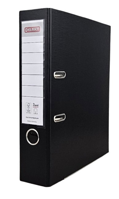BIBLIORAFT PLASTIFIAT IPB 7.5 CM NEGRU 20204802J [1]