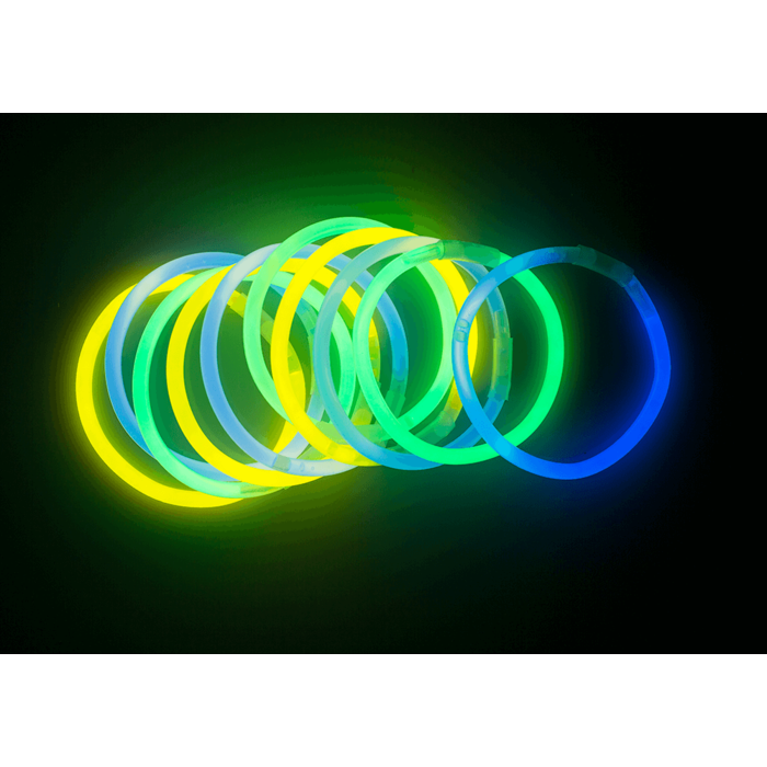 BLU BRATARI FOSFORESCENTE DIVERSE CULORI 20CM 15/SET 90/0983 [12]