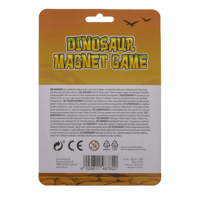 BLU BRELOC CHEI MINI MAGNET DINOZAUR 9.5*7.5CM 59/2254 [13]