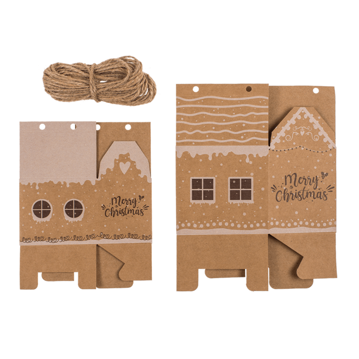 CALENDAR ADVENT CRACIUN DIY 1-24, CU CASUTE CARTON 160088 [5]