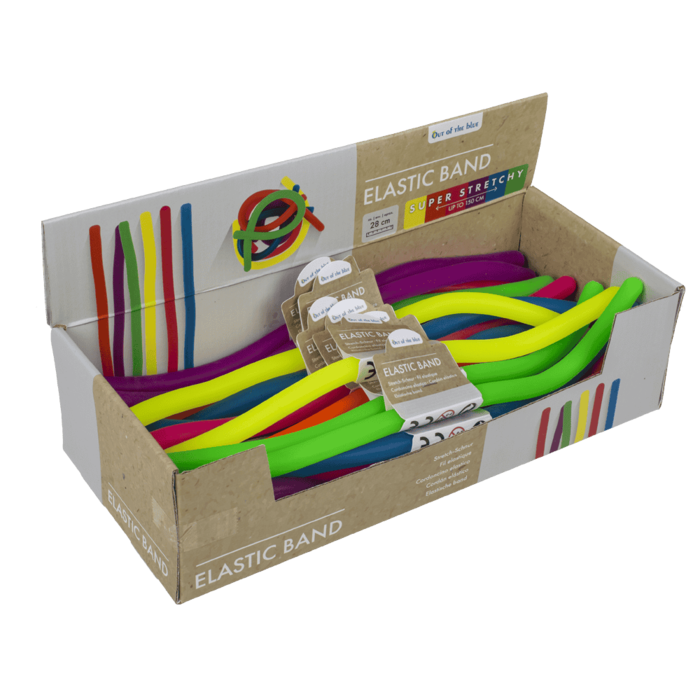 CORDON ELASTIC 28CM DIVERSE CULORI NEON 12/0913 [10]