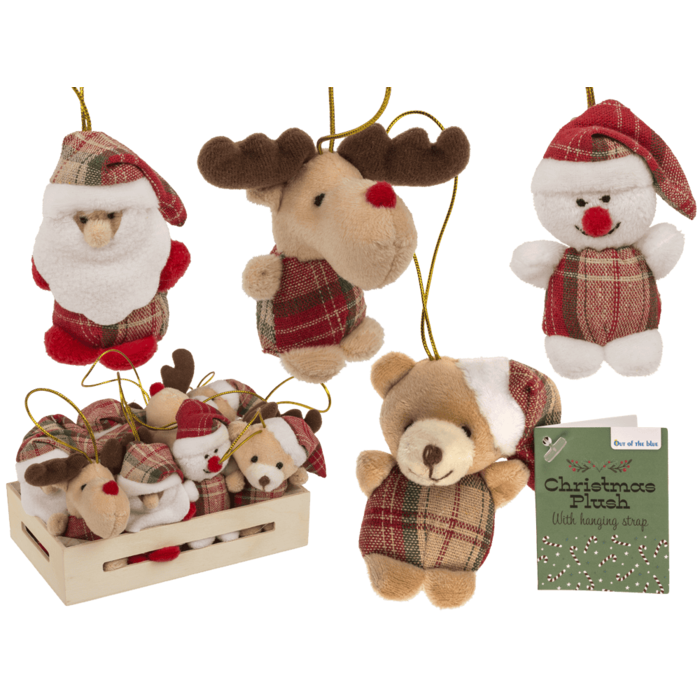 DECORATIUNI SUSPENDATE CRACIUN 8CM PLUSH 99/6701 [1]