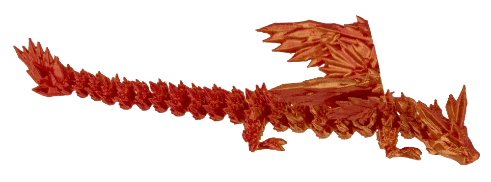 FIGURINA DRAGON, IMPRIMAT 3D, CU OU, DIVERSE CULORI 59/2294 [14]