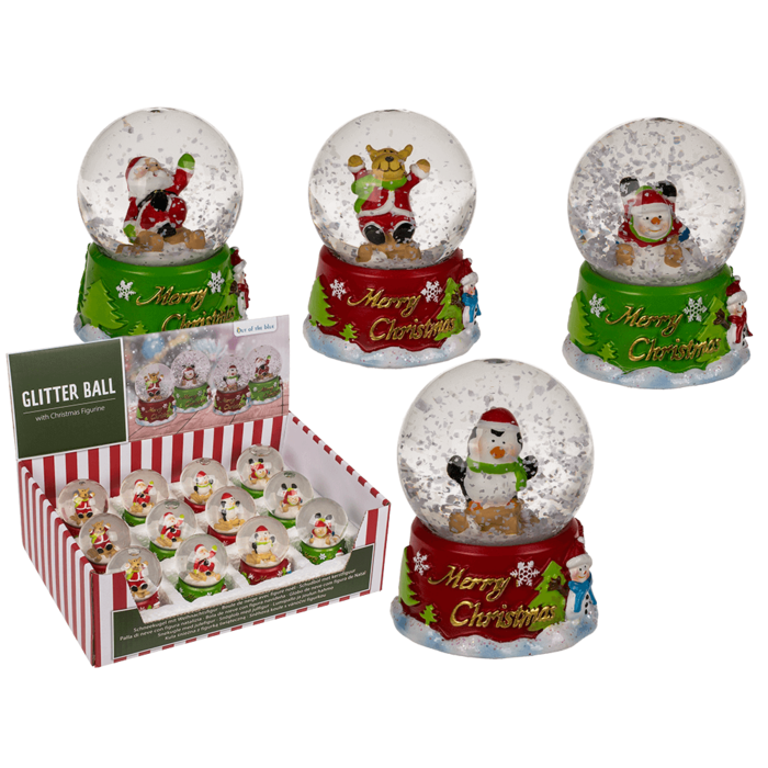 GLOB DECORATIV DIN STICLA 4.5*6.5CM MERRY CHRISTMAS 946070 [1]