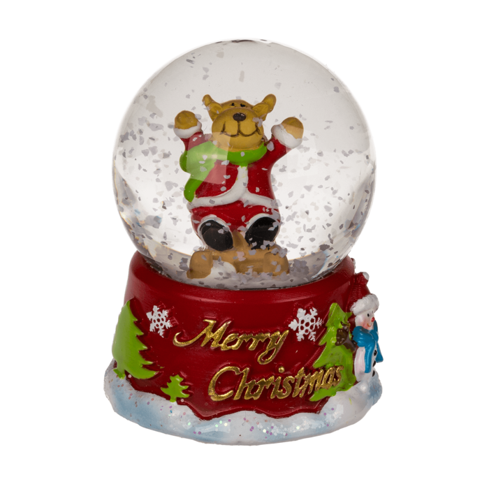 GLOB DECORATIV DIN STICLA 4.5*6.5CM MERRY CHRISTMAS 946070 [5]