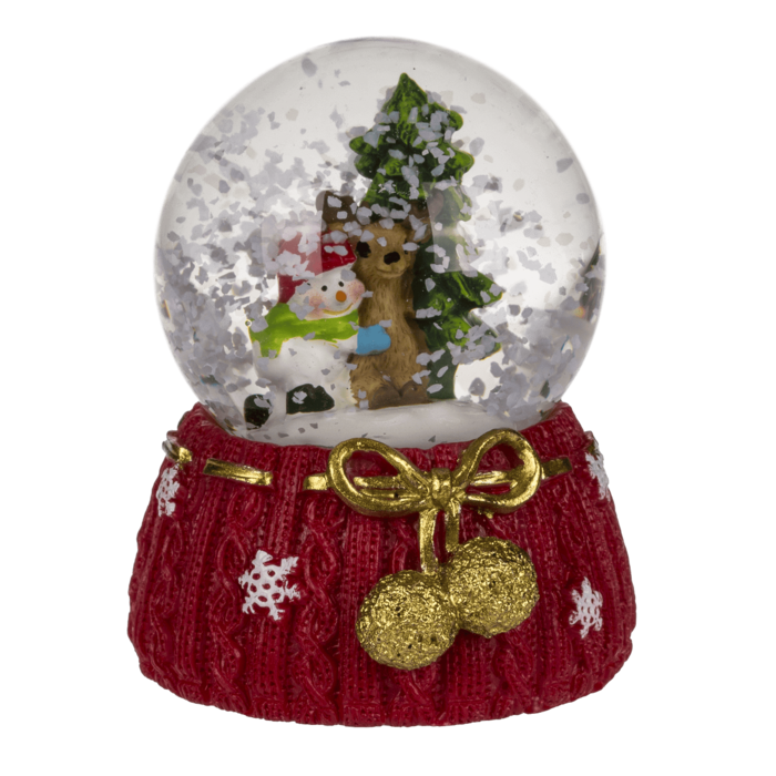 GLOB DECORATIV DIN STICLA 5.5*6.5CM CRACIUN 950141 [2]
