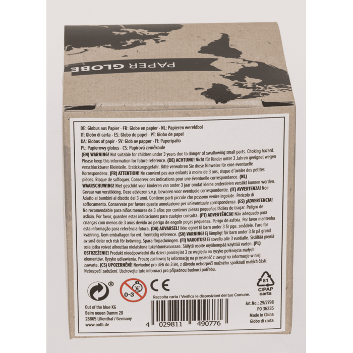 BLU GLOB PAMANTESC 8.5CM SUPORT PLASTIC 29/2798 [7]