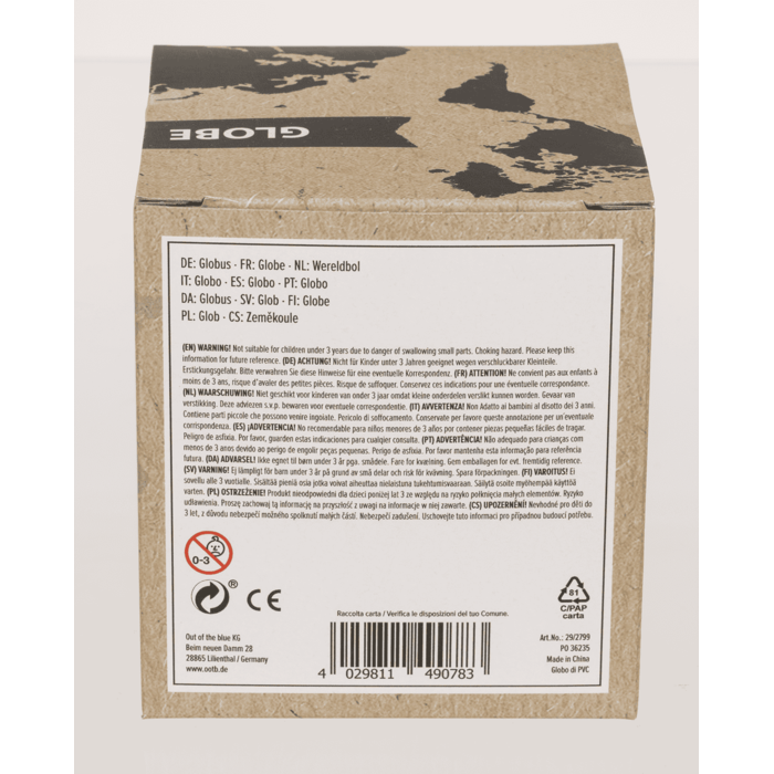 BLU GLOB PAMANTESC PVC 10.5CM SUPORT PLASTIC 29/2799 [7]