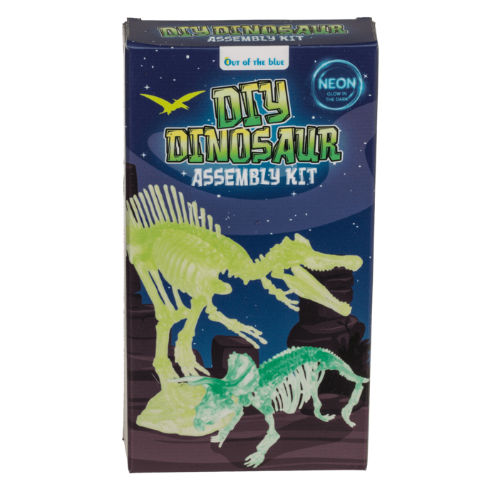 BLU MINI KIT ASAMBLARE SCHELET DE DINOZAUR 10CM GLOW IN THE DARK 59/2194 [21]