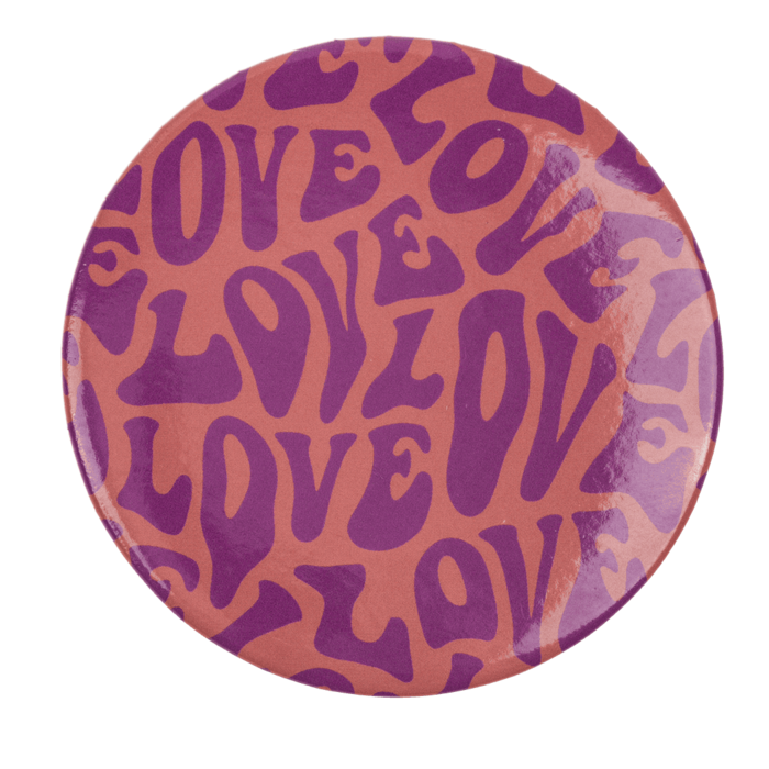 BLU OGLINDA DE BUZUNAR LOVE 7.5*8CM FORMA ROTUNDA 76/3426 [2]