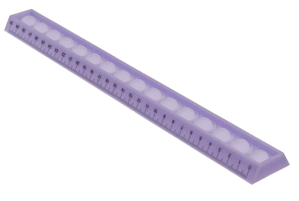 RIGLA FLEXIBILA SILICON 30CM DIVERSE CULORI 29/2751 [2]
