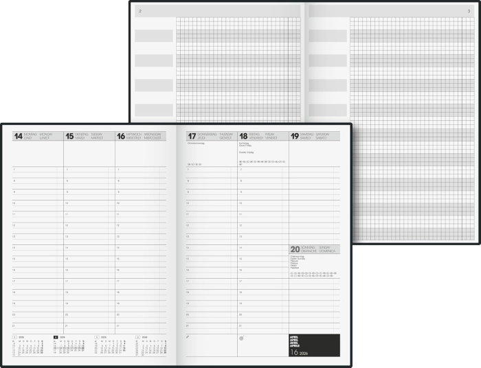 AGENDA DATATA SAPTAMANAL A4 2026 BALACRON TIME CENTER 72440906 [3]