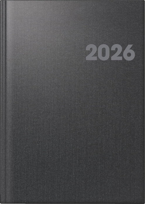 AGENDA DATATA SAPTAMANAL BRUNNEN A4 2026 NEGRU METALIC 76361906 [1]