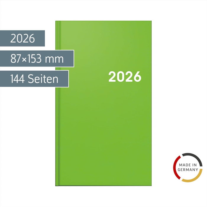 AGENDA DATATA SAPTAMANAL BRUNNEN A6 2026 BALACRON VERDE 75661536 [2]