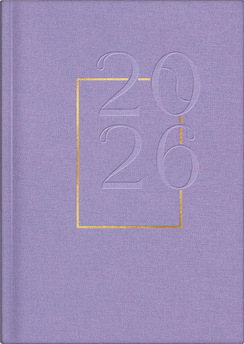 AGENDA DATATA SAPTAMANAL FUTURA 2 A5 2026 COPERTA TEXTILA LAVANDA 21024036 [1]