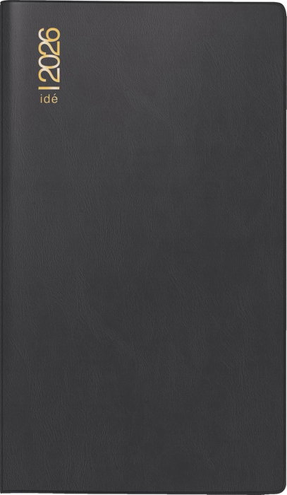 AGENDA DATATA SAPTAMANAL RIDOIDE A6 2026 COPERTA PP NEAGRA 16922906 [1]