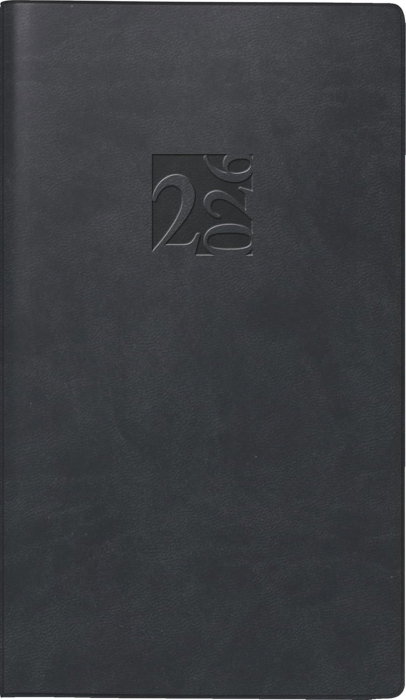 AGENDA DATATA SAPTAMANAL RIDOIDE A6 2026 PIELE ECOLOGICA NEGRU 16903016 [1]