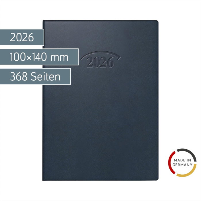 AGENDA DATATA ZILNIC ARTISTICO A6 2026 ALBASTRU INCHIS 73610906 [2]