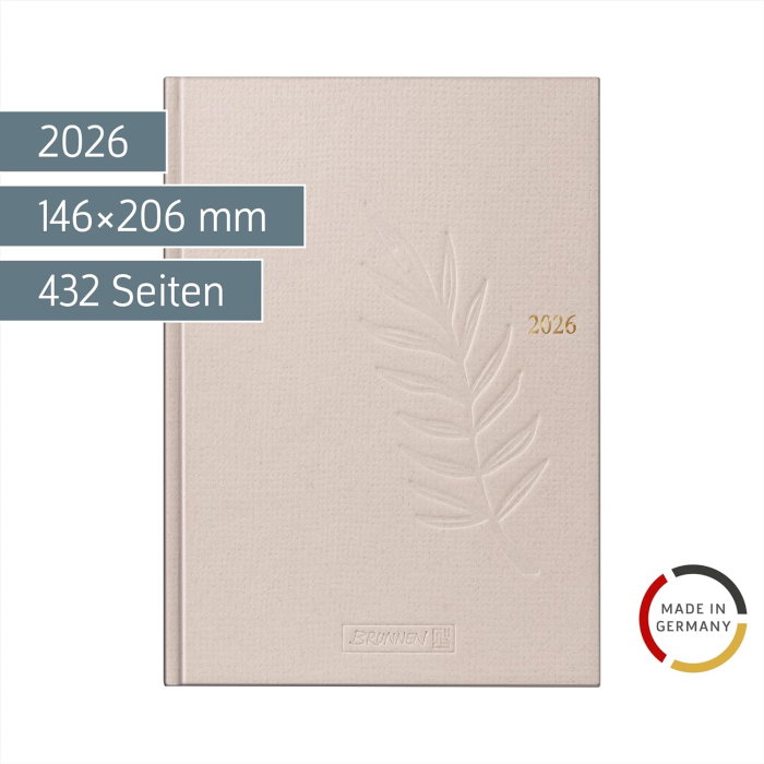 AGENDA DATATA ZILNIC BRUNNEN A5 2026 COPERTA CARTON CANEPA 79863016 [2]