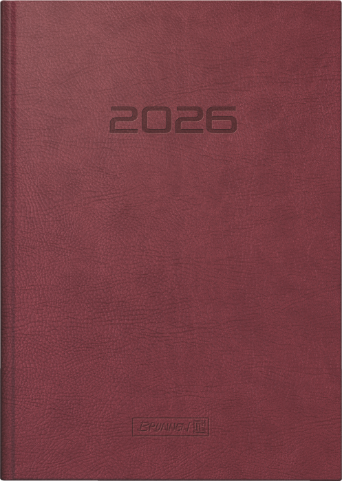AGENDA DATATA ZILNIC BRUNNEN A5 2026 COPERTA PRESTIGE MARO 79567016 [1]