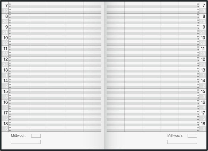 AGENDA DATATA ZILNIC A4 UNIVERSALA/PERPETUA, NEAGRA 2200290 [3]
