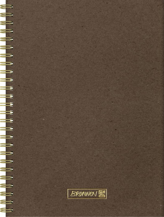 BR CAIET A5 192F SPIRA DOTS CHOCOLATE 5589573 [1]
