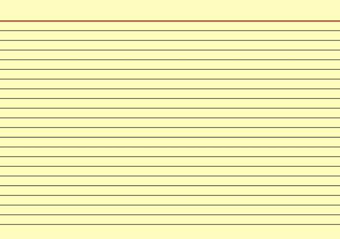 INDEX CARD A5 100/SET, LINII, GALBEN 2250110 [2]