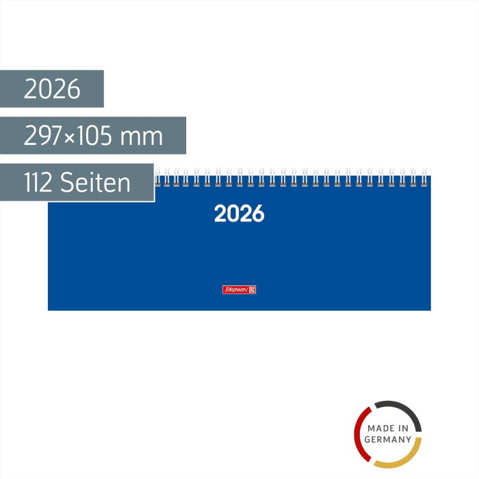 PLANNER BRUNNEN SAPTAMANAL 2026 11*30CM SPIRA ALBASTRU 77261036 [2]