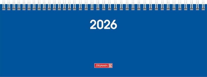 PLANNER BRUNNEN SAPTAMANAL 2026 11*30CM SPIRA ALBASTRU 77261036 [1]