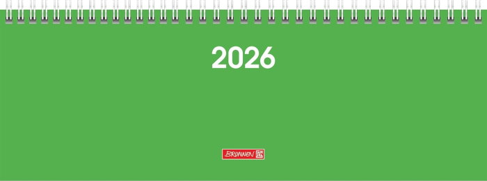 PLANNER BRUNNEN SAPTAMANAL 2026 11*30CM SPIRA VERDE 77261536 [1]