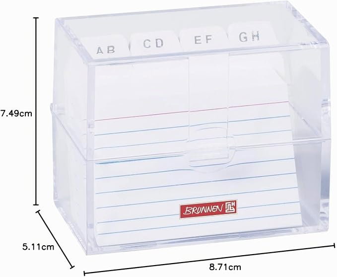 Suport Plastic Index Card A8 20580 Brunnen [2]