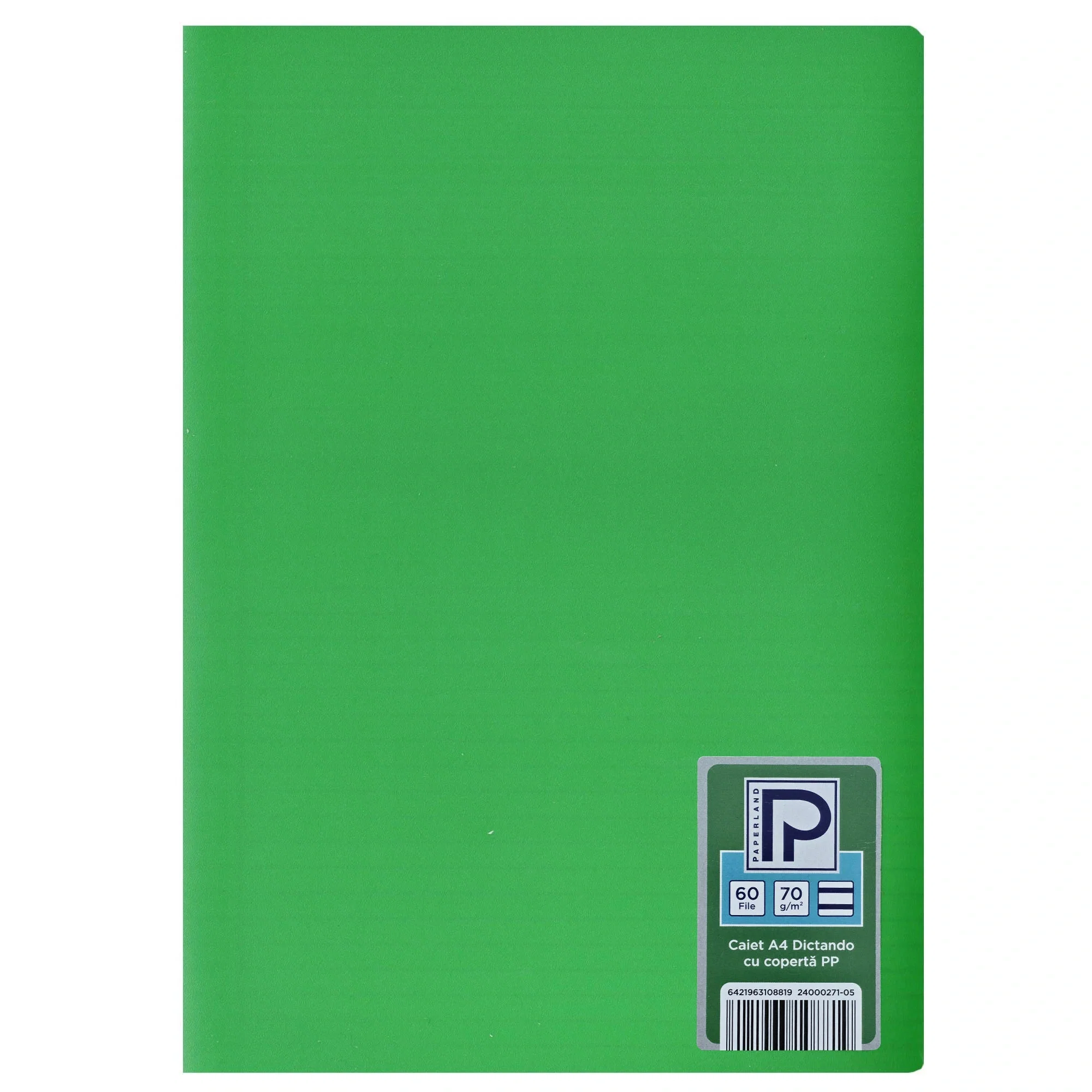 Caiet A4 60 File Dictando Copertă Plastic Galben PAPERLAND PP400 | ipb.ro [10]