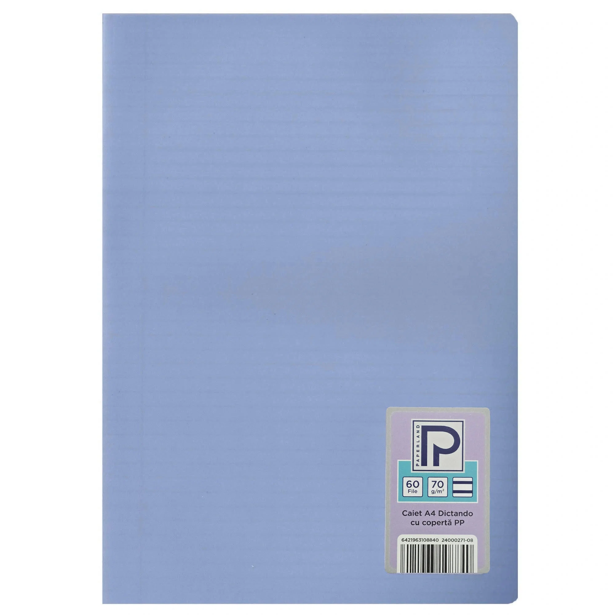 Caiet A4 60 File Dictando Copertă Plastic Galben PAPERLAND PP400 | ipb.ro [6]