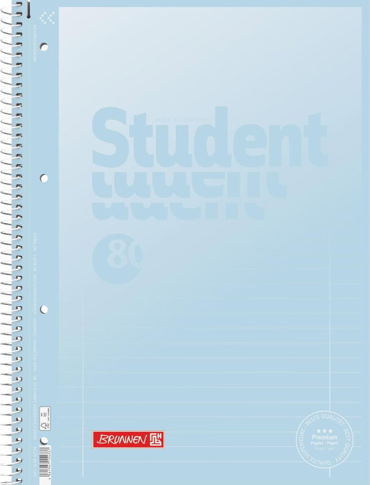 CAIET A4 80F SPIRA SI PERFORATII PASTEL II LINII 6932794 [3]