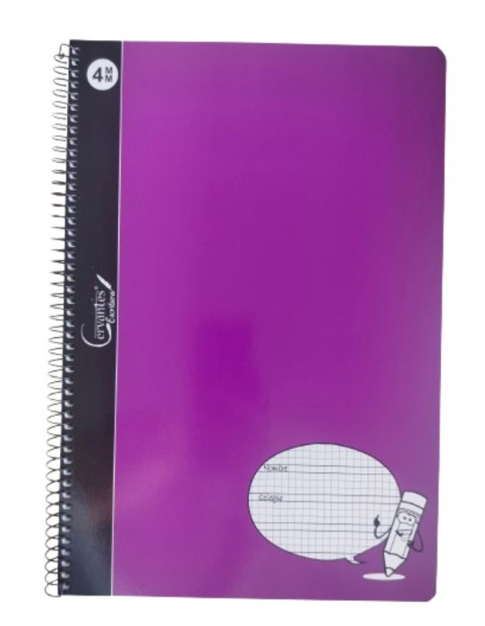 CAIET A4+ IPB 80F, SPIRA, COPERTA CARTON, PATRATELE 4*4MM PB211 [5]