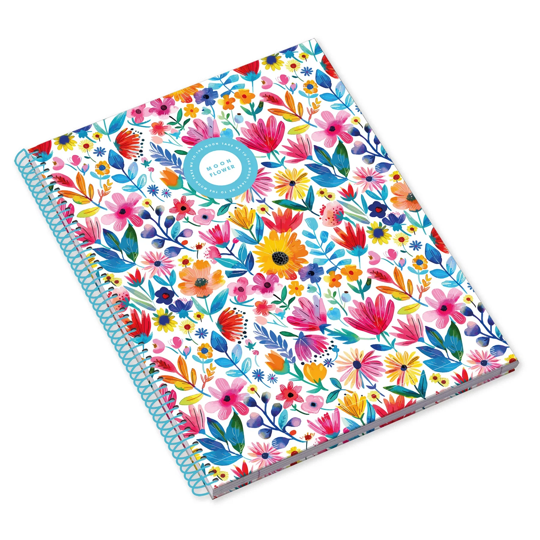 Caiet A5 80F Spiră Teen Moonflower Linii 239216 [3]