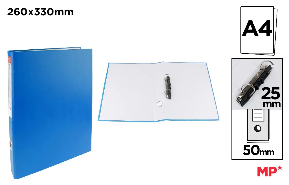 CAIET MECANIC A4 IPB 5CM 2 INELE ALBASTRU PC141-15 [1]