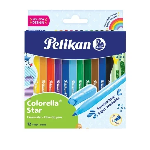 Carioci Pelikan Colorella Star 12 Culori 822305 [1]