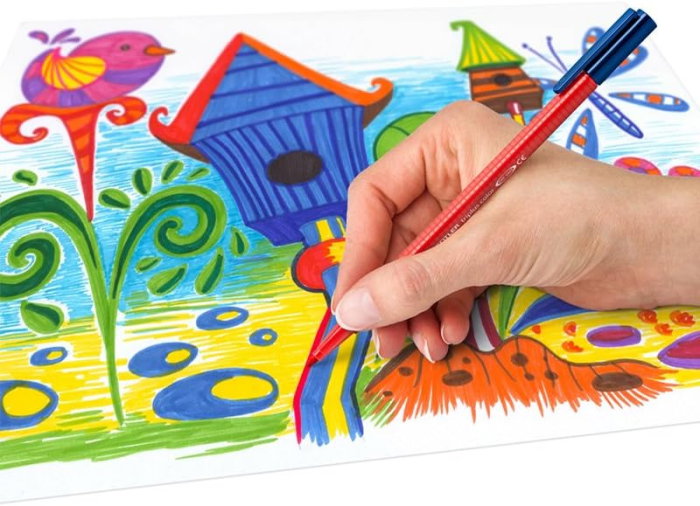 Carioci Staedtler Triplus 50 Culori/Set Cutie Metalica 323 M50 JB [5]