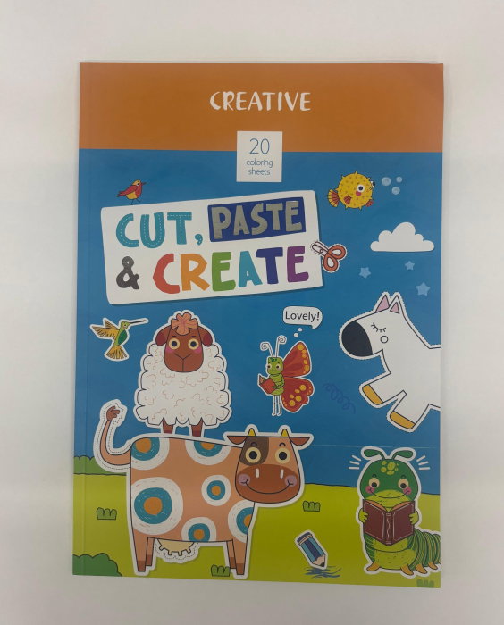Carte De Colorat Cut Past Create 20F 75334 Eurocom [1]