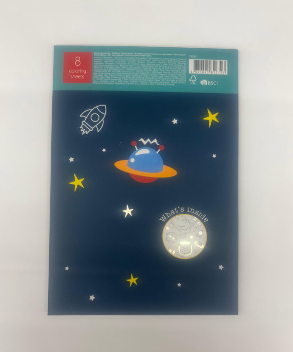 Carte De Colorat Space Shine 8F 75332 Eurocom [2]