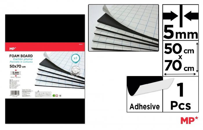 CARTON MOUSSE ADEZIV IPB 50*70CM 5MM NEGRU PN741/PN712 [1]