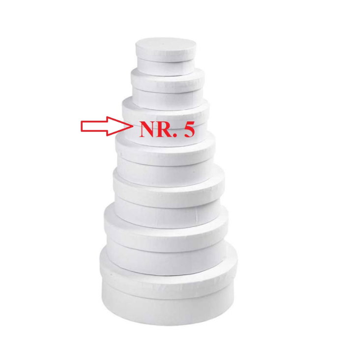CC CUTIE ALBA CARTON ROTUNDA D:12.5*H:5CM NR.5 26421 [1]