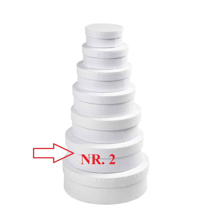 CC CUTIE ALBA CARTON ROTUNDA D:18.5*H:6,5CM NR.2 26421 [1]