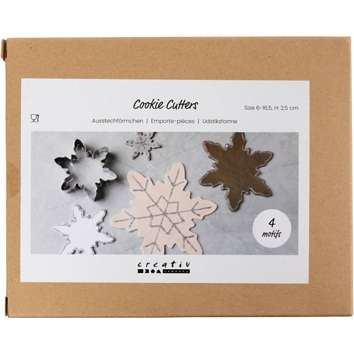 FORME METAL Cookie Cutters Snowflake, 6-16.5cm, 6 pc 782914 [3]