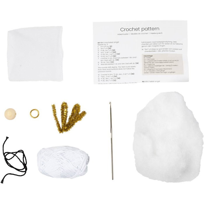 MINI KIT CREATIV CRACIUN DECORATIUNE SUSPENDATA CROSETATA INGER 977484 [4]