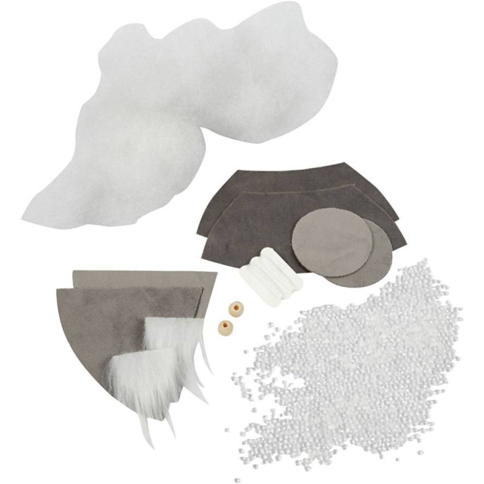 MINI KIT CREATIV CRACIUN GNOM SCANDINAV VELUR GRI 977429 [3]