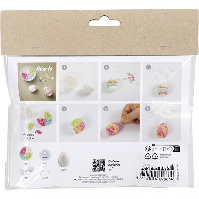 CC MINI KIT CREATIV MODELARE OUA DE PASTE SUSPENDATE DIN POLISTIREN SI MARGELE 977662 [2]