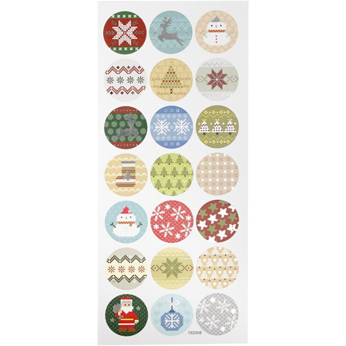 STICKER DECOR BRODERIE DE CRACIUN 29162 [3]